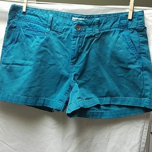 Merona Teal khaki shorts